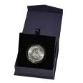 Folding Coin Capsule Box with Magnetic Lid and Stand Insert - Medium Capsule