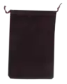 Velour Drawstring Pouch - 5x7.5 Maroon