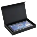Magnetic Lid Display Box - Holds Guardhouse Modern Currency Slab - Black
