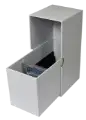 NGC and PCGS Slab Storage Box - Holds 10 Certified Coins (White)