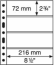 4 Pocket Grande Pages for Modern Notes, Clear - GRANDE4C