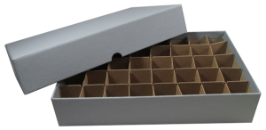 Small Dollar Tube Box - Holds 40 Tubes