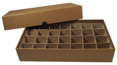 Half-Dollar Tube Box - Holds 28 Tubes