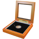 Guardhouse 5x5 Glass-top Wood Display Box - Holds Small Sized Capsule