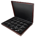 Wood Style Coin Box for 20 L sized Round Coin Holders