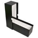 Single Row Slab or Crown Box - 8.25" - Standard Duty - Black