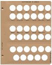 Jefferson Nickels with Proof Replacement Page 6 2002-D to 2005-S Pr.