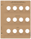 Statehood Quarters DC & Territories w/proof Replacement Page 1 DC 2009 P-Guam 2009 S Sil. Pr.