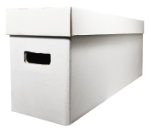 Long Corrugated Comic Book Storage Box and Lid