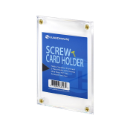 Screw Card Holders - Recessed 1/4"