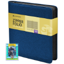 16 Pocket Zipper Folio for Sentry Card Holders - Blue Denim