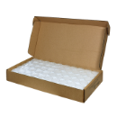 Half Dollar 30.6mm Bulk Direct-Fit / M Ring-Fit EvoCore Coin Holders. 250 count box.