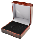 L Capsule Box with Faux Wood Grain Finish