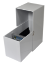 NGC and PCGS Slab Storage Box - Holds 10 Certified Coins (White)