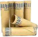 Nested Preformed Nickel Tube Coin Wrappers