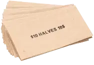 Flat Half Dollar Coin Wrappers