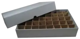 Small Dollar Tube Box - Holds 40 Tubes