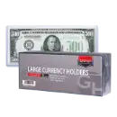 Large Currency Sentry Holders - 7 13/16x3 7/16