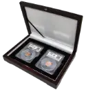 Universal Wood Display Box - 2 Slabs