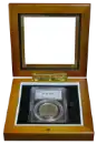 Wood Glass-Top Display Slab Box - 1 Slab Universal