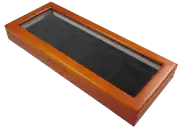 Wood Glass-Top Display Slab Box - 4 Slab Universal