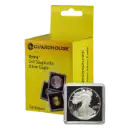 American Silver Eagle 2x2 Tetra Snaplock Coin Holder - 10 per pack