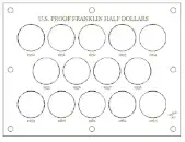 U.S. Proof Franklin Half Dollars