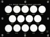 U.S. Proof Franklin Half Dollars 1950-1963
