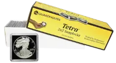 American Silver Eagle 2x2 Tetra Snaplock Coin Holder -  25 per pack
