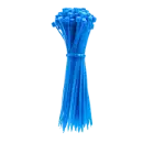 8" Nylon Cable Zip Tie 50lbs - Blue
