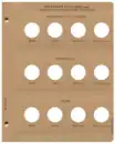 Statehood Quarters DC & Territories w/proof Replacement Page 1 DC 2009 P-Guam 2009 S Sil. Pr.