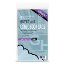 Shield Bag for Thicker Silver Comic Books (Wide Size) - 7 1/4 x 10 1/2
