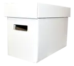 Short Corrugated Comic Book Storage Box and Lid