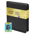 9 Pocket Zipper Folio for Sentry Card Holders - Charcoal