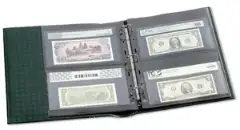 Lighthouse Grande 2 Pocket Graded Currency Album - Green