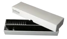Guardhouse Double Row Coin Capsule Box - 50 Small Capsules