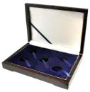 Guardhouse Wood Display Box - GH-W1300 - Holds 5 Small Guardhouse coin capsules
