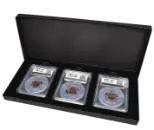 3 Slab Paperboard Certified Coin Gift Box