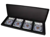 4 Slab Paperboard Certified Coin Gift Box