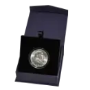 Folding Coin Capsule Box with Magnetic Lid and Stand Insert - Medium Capsule