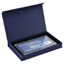 Magnetic Lid Display Box - Holds Guardhouse Modern Currency Slab - Blue