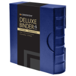 Cornerstone Large Capacity 4 D-Ring Binder & Slip Case (Navy Blue)
