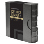 Cornerstone Large Capacity 4 D-Ring Binder & Slip Case (Gray)