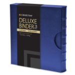 Cornerstone Regular Capacity 3 D-Ring Binder & Slip Case (Navy Blue)