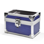 Falcon Series 10 Slab Box - Clear Top - Blue