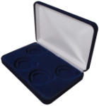 Velvet Coin Display Box Holds 4L Capsules