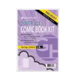 25 Pack Combo of Standard Silver Bags and Boards