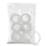 Defender Silicone Inserts U.S. $20 Gold - 34 mm Bulk 50 Pack
