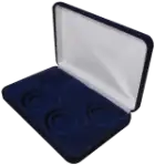 Velvet Coin Display Box Holds 4L Capsules