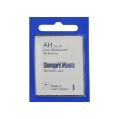 41x31mm Showgard Mounts - Pre-cut Singles (Black)